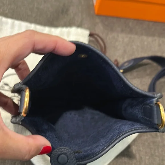 Hermès Evelyne TPM 16 Indigo Blue - Picture 9 of 12